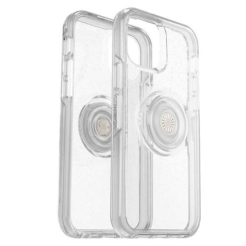 Otterbox - Otter Pop Symmetry Case With Popsockets Swappable Popgrip for Apple iPhone 12 / 12 Pro - Stardust
